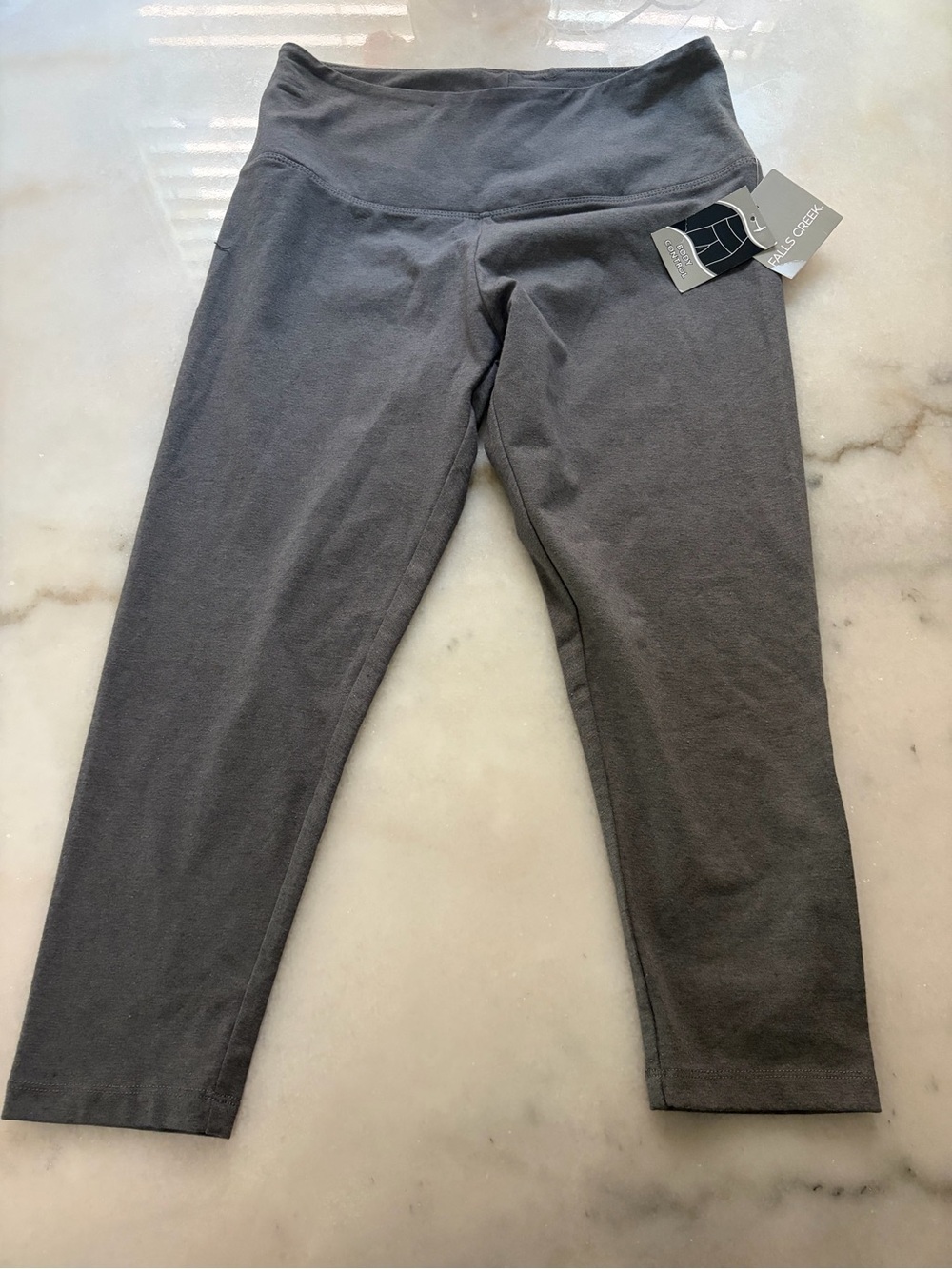 Falls Creek Charcoal Capri Leggings